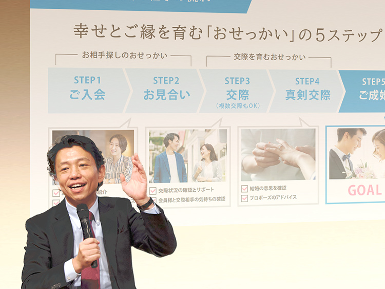 株式会社IBJの代表石坂によるメソッド研修の様子