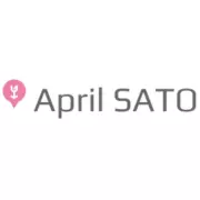 April　SATOのロゴ