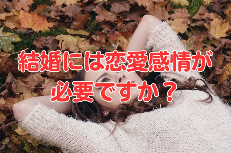 神奈川・横浜の公務員の婚活　婚テラス「結婚には恋愛感情が必要ですか？」-1