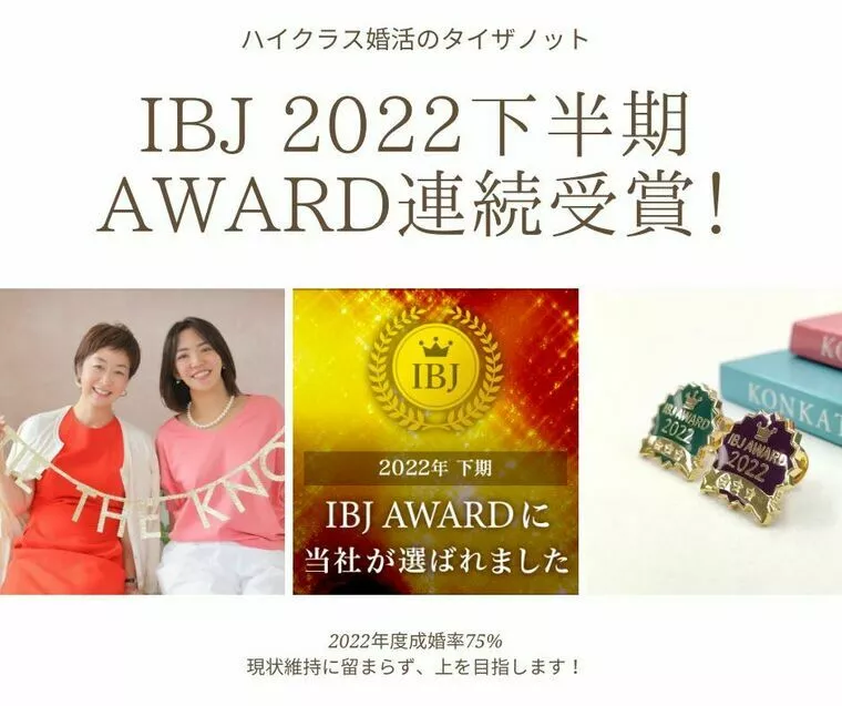 2022年下期IBJAward受賞！